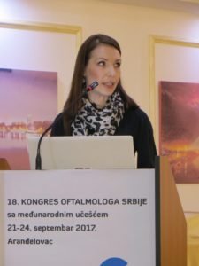 Slađana Čapelja na XVIII Kongresu oftalmologa Srbije